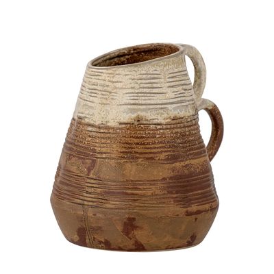 Vases - Risa Vase, Brown, Stoneware  - CREATIVE COLLECTION