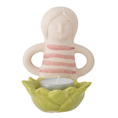 Candlesticks and candle holders - Clarabel Votive, Green, Stoneware  - BLOOMINGVILLE MULTIBRAND HOUSE