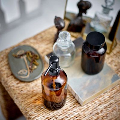 Storage boxes - Elda Bottle, Brown, Glass  - BLOOMINGVILLE MULTIBRAND HOUSE