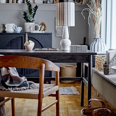 Candlesticks and candle holders - Brent Candle Holder, Nature, Stoneware  - BLOOMINGVILLE MULTIBRAND HOUSE