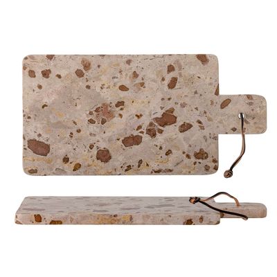 Ustensiles de cuisine - Nukaka Planche à découper, Marron, Marbre - BLOOMINGVILLE MULTIBRAND HOUSE