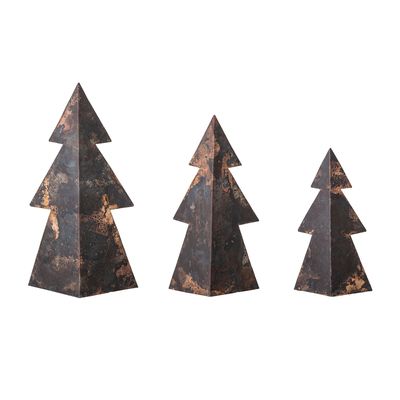 Objets de décoration - Rony Arbre déco, Marron, Métal Set of 3 - BLOOMINGVILLE MULTIBRAND HOUSE