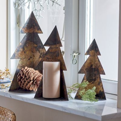 Objets de décoration - Rony Arbre déco, Marron, Métal Set of 3 - BLOOMINGVILLE MULTIBRAND HOUSE