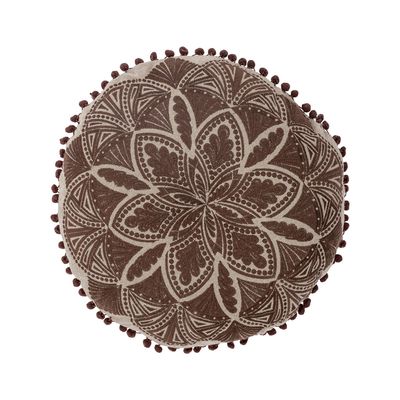 Coussins - Cizzy Coussin, Marron, Coton  - CREATIVE COLLECTION
