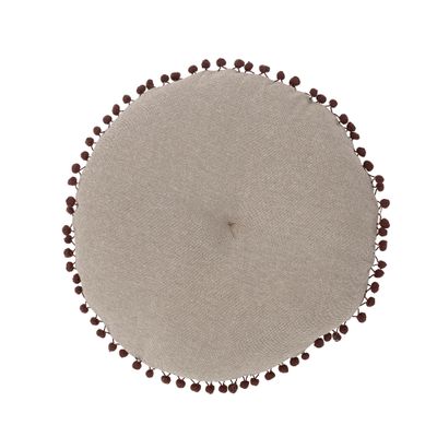 Coussins - Cizzy Coussin, Marron, Coton  - CREATIVE COLLECTION