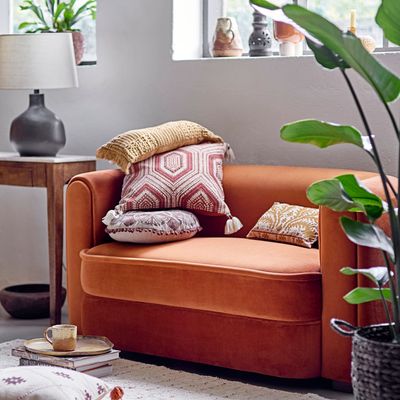 Coussins - Cizzy Coussin, Marron, Coton  - CREATIVE COLLECTION