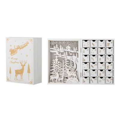 Objets de décoration - Elimar Calendrier lumineux, Blanc, Contre-plaqué  - BLOOMINGVILLE MULTIBRAND HOUSE