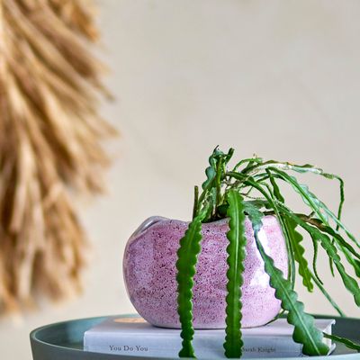 Flower pots - Pennie Flowerpot, Pink, Stoneware  - BLOOMINGVILLE MULTIBRAND HOUSE