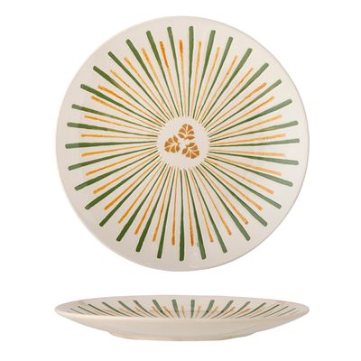 Kitchen utensils - Heikki Serving Plate, Green, Stoneware - BLOOMINGVILLE MULTIBRAND HOUSE
