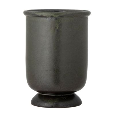 Flower pots - Auverte Flowerpot, Green, Stoneware - BLOOMINGVILLE MULTIBRAND HOUSE