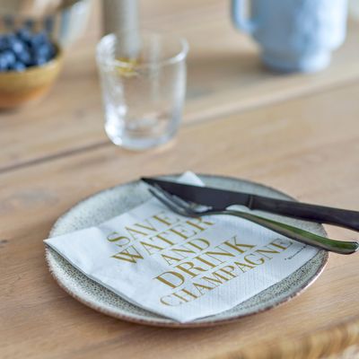 Napkins - Lolly Napkin, White, FSC® Mix, Paper Pack of 20 - BLOOMINGVILLE MULTIBRAND HOUSE