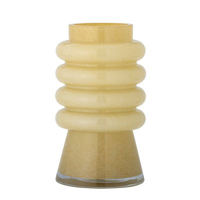 Vases - Sahara Vase, Yellow, Glass - BLOOMINGVILLE MULTIBRAND HOUSE