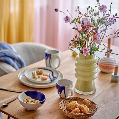 Vases - Sahara Vase, Jaune, Verre  - BLOOMINGVILLE MULTIBRAND HOUSE