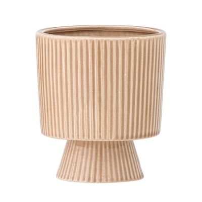 Flower pots - Ayleen Flowerpot, Nature, Stoneware - BLOOMINGVILLE MULTIBRAND HOUSE