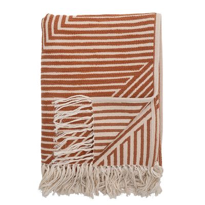 Plaids - Maddeleine Plaid, Orange, Coton  - BLOOMINGVILLE MULTIBRAND HOUSE