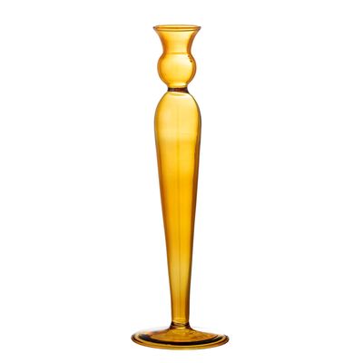Candlesticks and candle holders - Dara Candle Holder, Yellow, Glass - BLOOMINGVILLE MULTIBRAND HOUSE
