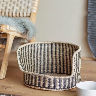 Accessoires animaux - Lenina Panier pour chien, Noir, Herbier marin  - BLOOMINGVILLE MULTIBRAND HOUSE