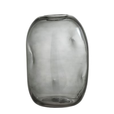 Vases - Vinda Vase, Gris, Verre  - BLOOMINGVILLE MULTIBRAND HOUSE
