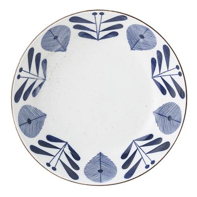 Assiettes au quotidien - Camellia Assiette, Blue, Porcelaine - CREATIVE COLLECTION