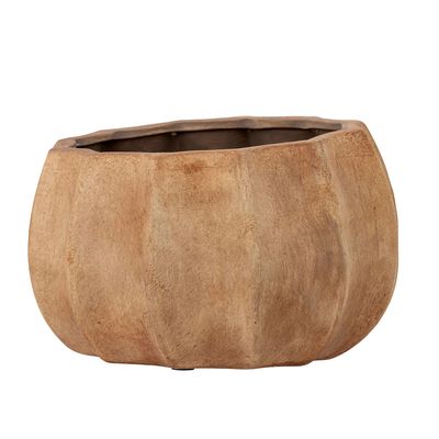 Pots de fleurs - Conja Pot de fleurs déco, Marron, Terre cuite - BLOOMINGVILLE MULTIBRAND HOUSE