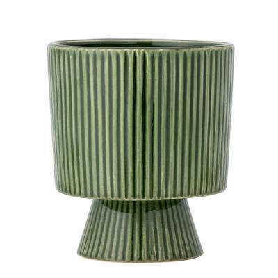 Flower pots - Ayleen Flowerpot, Green, Stoneware - BLOOMINGVILLE MULTIBRAND HOUSE