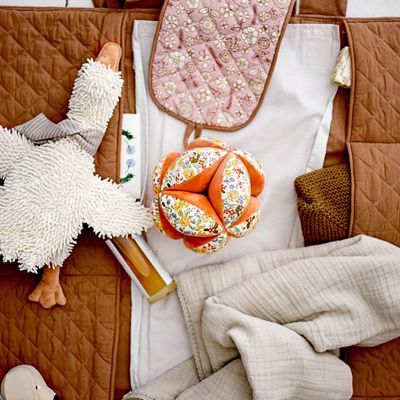 Accessoires pour puériculture - Venke Hochet, Orange, Coton  - BLOOMINGVILLE MINI
