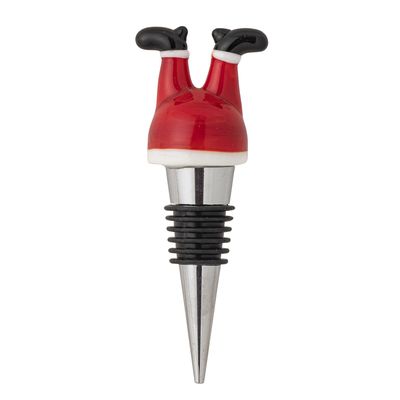 Wine accessories - Lynn Wine Stopper, Red, Glass  - BLOOMINGVILLE