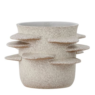 Flower pots - Herold Flowerpot, Nature, Stoneware  - BLOOMINGVILLE MULTIBRAND HOUSE