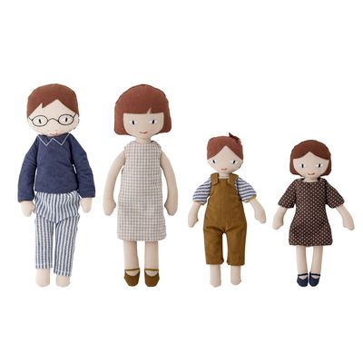 Jouets enfants - Webster Poupée, Marron, Coton Set of 4 - BLOOMINGVILLE MINI
