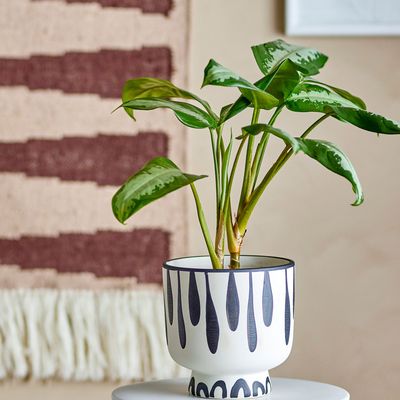 Pots de fleurs - Malena Pot de fleurs, Noir, Terre cuite  - BLOOMINGVILLE MULTIBRAND HOUSE