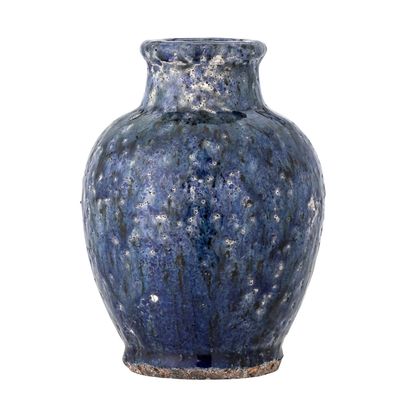 Vases - Nimue Vase déco, Blue, Terre cuite - CREATIVE COLLECTION
