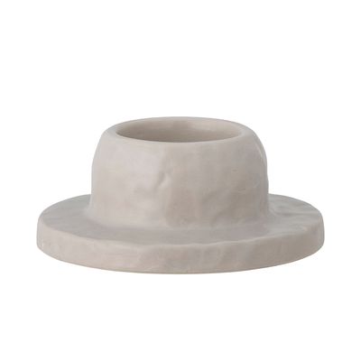 Bougeoirs et photophores - Imilia Photophore, Blanc, Grès - BLOOMINGVILLE MULTIBRAND HOUSE