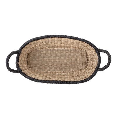 Shopping baskets - Ji Basket, Black, Seagrass  - BLOOMINGVILLE MULTIBRAND HOUSE