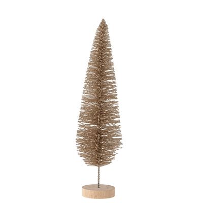 Objets de décoration - Oybek Arbre déco, Or, Sisal - BLOOMINGVILLE MULTIBRAND HOUSE