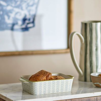 Kitchen utensils - Maple Oven Dish , Blue, Stoneware  - CREATIVE COLLECTION