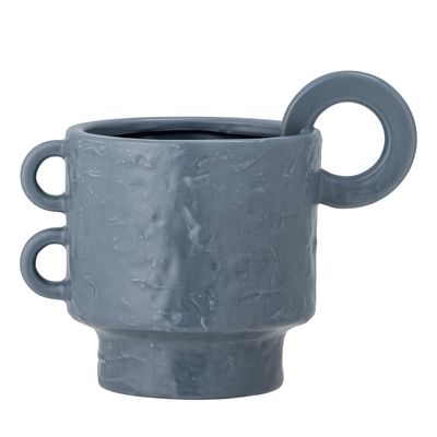 Pots de fleurs - Alfine Pot de fleurs, Blue, Grès - BLOOMINGVILLE MULTIBRAND HOUSE