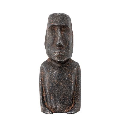 Decorative objects - Moai Deco, Black, Metal - BLOOMINGVILLE MULTIBRAND HOUSE