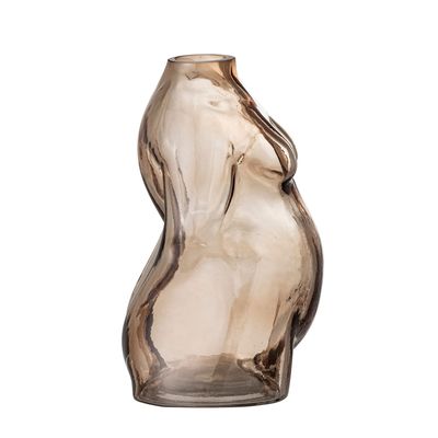 Vases - Evie Vase, Marron, Verre  - BLOOMINGVILLE MULTIBRAND HOUSE