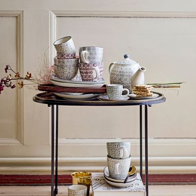 Kitchen utensils - Karine Teapot, Grey, Stoneware  - BLOOMINGVILLE MULTIBRAND HOUSE