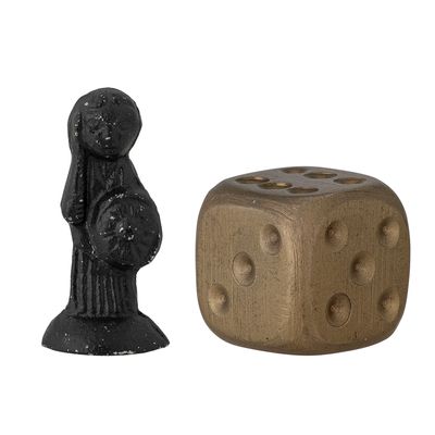 Objets de décoration - Joell Déco, Noir, Aluminium Set of 2 - BLOOMINGVILLE MULTIBRAND HOUSE