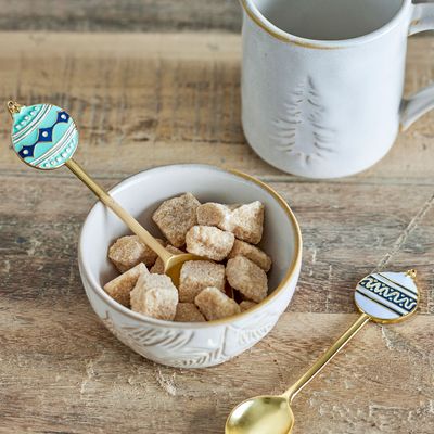 Couverts & ustensiles de cuisine - Freydis Cuillère, Blue, Alliage de Zinc Set of 2 - BLOOMINGVILLE MULTIBRAND HOUSE