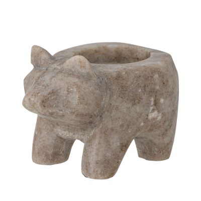 Bougeoirs et photophores - Marcietta Photophore, Nature, Marbre - BLOOMINGVILLE MULTIBRAND HOUSE