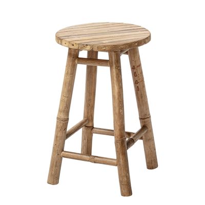 Stools - Sole Stool, Nature, Bamboo  - BLOOMINGVILLE