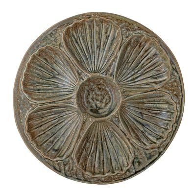 Trays - Lois Tray, Brown, Stoneware  - CREATIVE COLLECTION