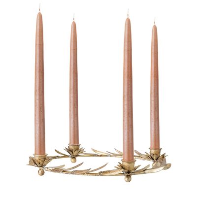 Bougeoirs et photophores - Leonetta Bougeoir, Brass, Métal - BLOOMINGVILLE MULTIBRAND HOUSE