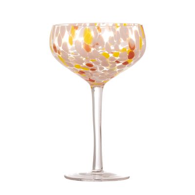 Glass - Lilya Cocktail Glass, Rose, Glass  - BLOOMINGVILLE