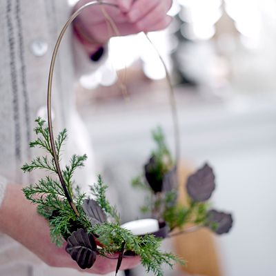 Candlesticks and candle holders - Ivalou Votive, Hanging, Brown, Metal  - BLOOMINGVILLE MULTIBRAND HOUSE