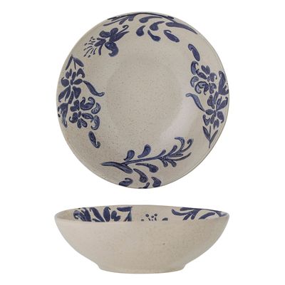 Bowls - Petunia Bowl, Blue, Stoneware - CREATIVE COLLECTION