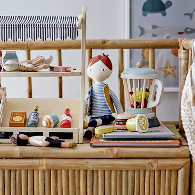 Jouets enfants - Lene Set de jeu, cuisine, Blanc, Lotus Set of 6 - BLOOMINGVILLE MINI