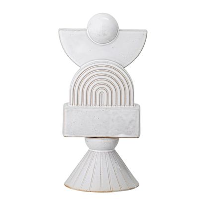Objets de décoration - Beatrice Déco, Blanc, Grès - BLOOMINGVILLE MULTIBRAND HOUSE